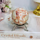 Red Vein Jasper Sphere on Stand 233g