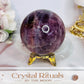 The Most Magical Large Lavender Star Rose Quartz Sphere with Flash On Stand 402grams