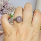 Rose Quartz Adjustable Ring in Gift Bag