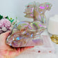 True Masterpiece ~ Sensational Large 1.3KG Angel Aura Fire Quartz | Hematite Perfectly Carved Horse