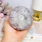 Large High Grade Purple Agate Sphere on Stand 851g