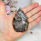 Jasper Carved Flame 7.5cm