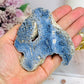 Natural Blue Coral Fossil Specimen 9cm