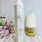 Large White Crazy Lace Agate Tower 23cm 686g