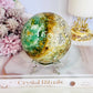 Huge Natural Glorious Variscite Sphere On Stand 802grams