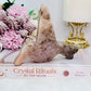 Beautifully Carved Druzy Pink Amethyst Chunky Bird From Brazil 13cm