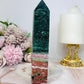 Ocean Jasper Druzy Tower 15.5cm