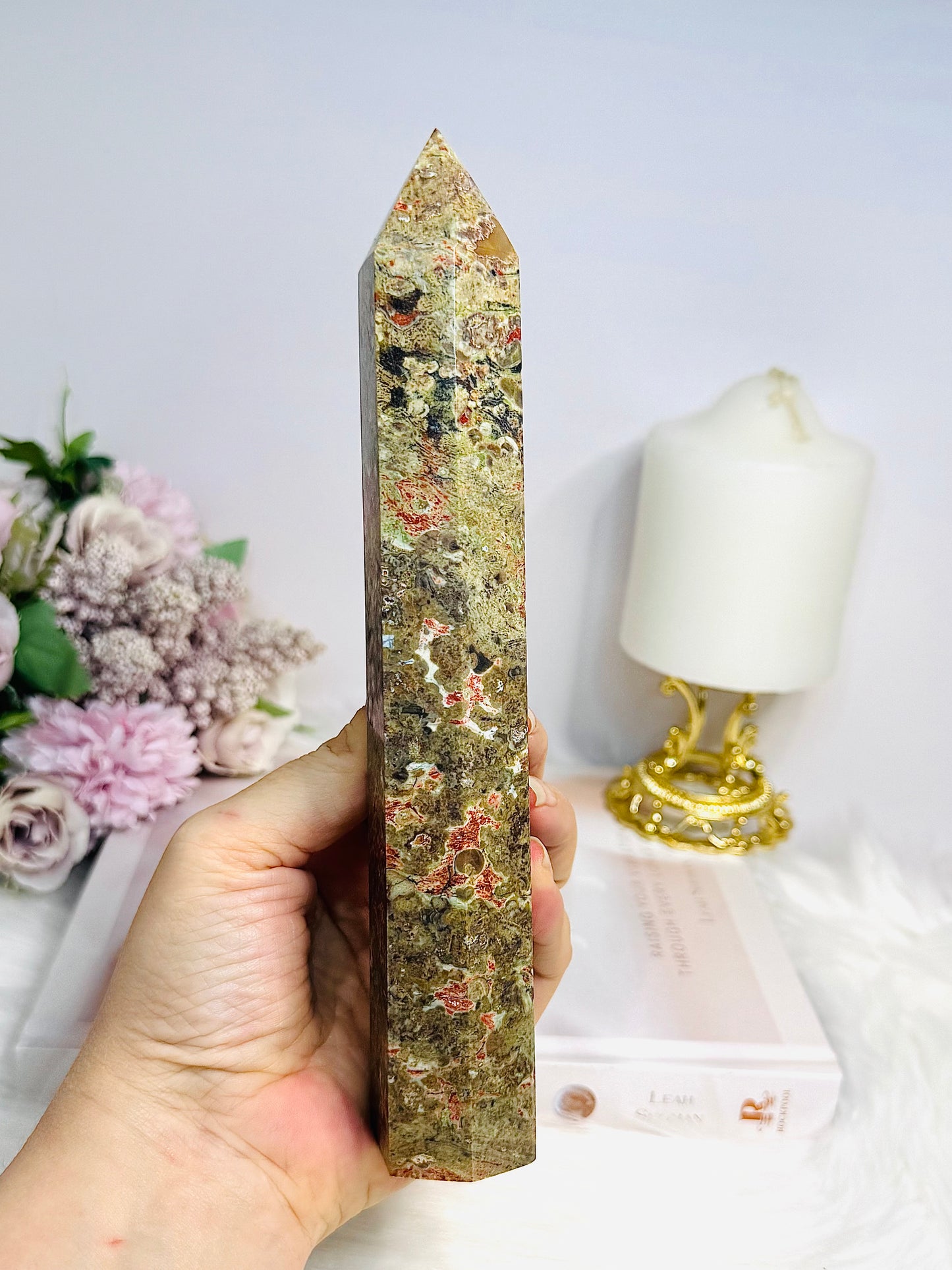 Large Agate Tower 20cm