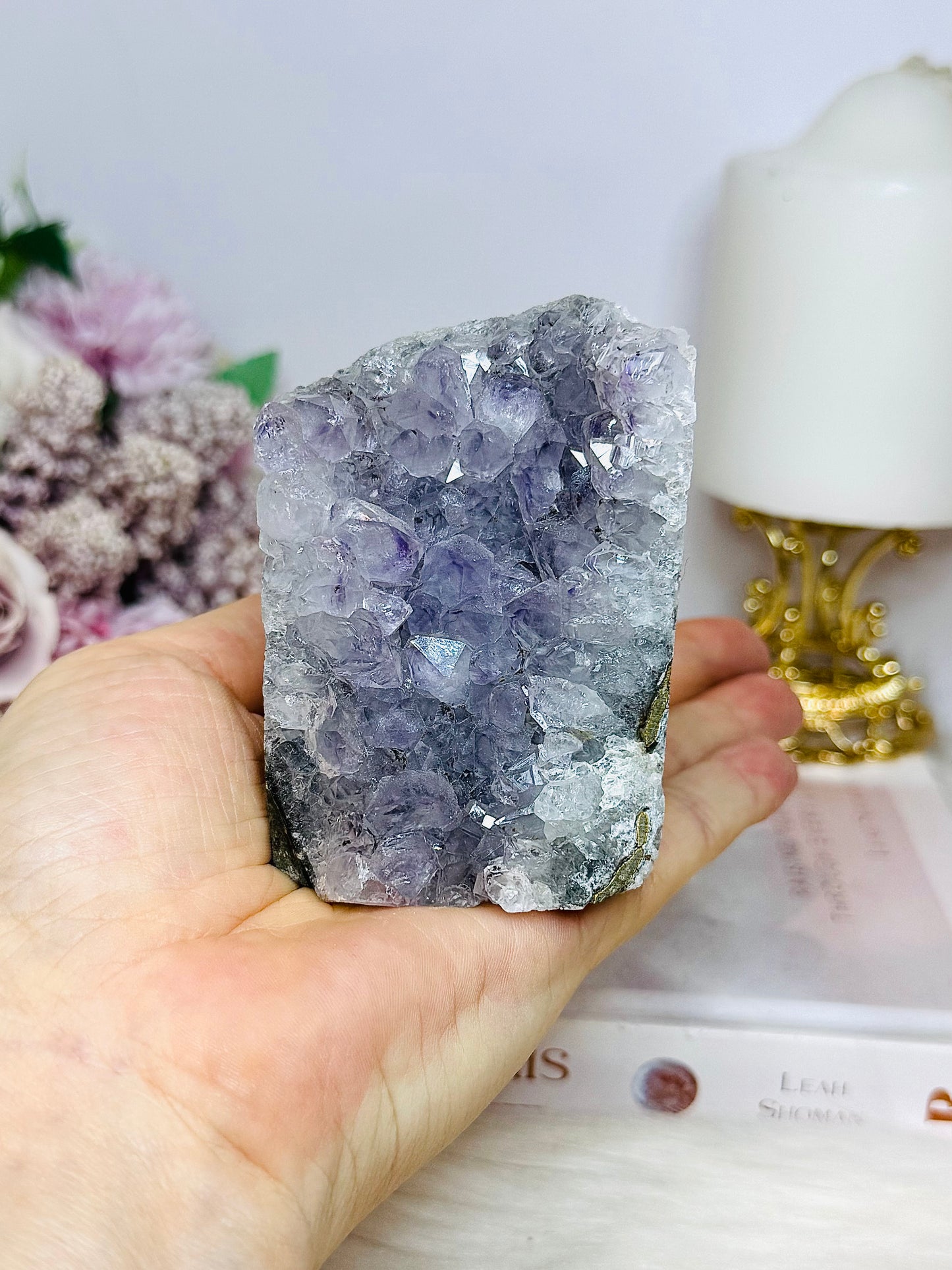 Amethyst Base Cut Cluster 7.5cm 358g