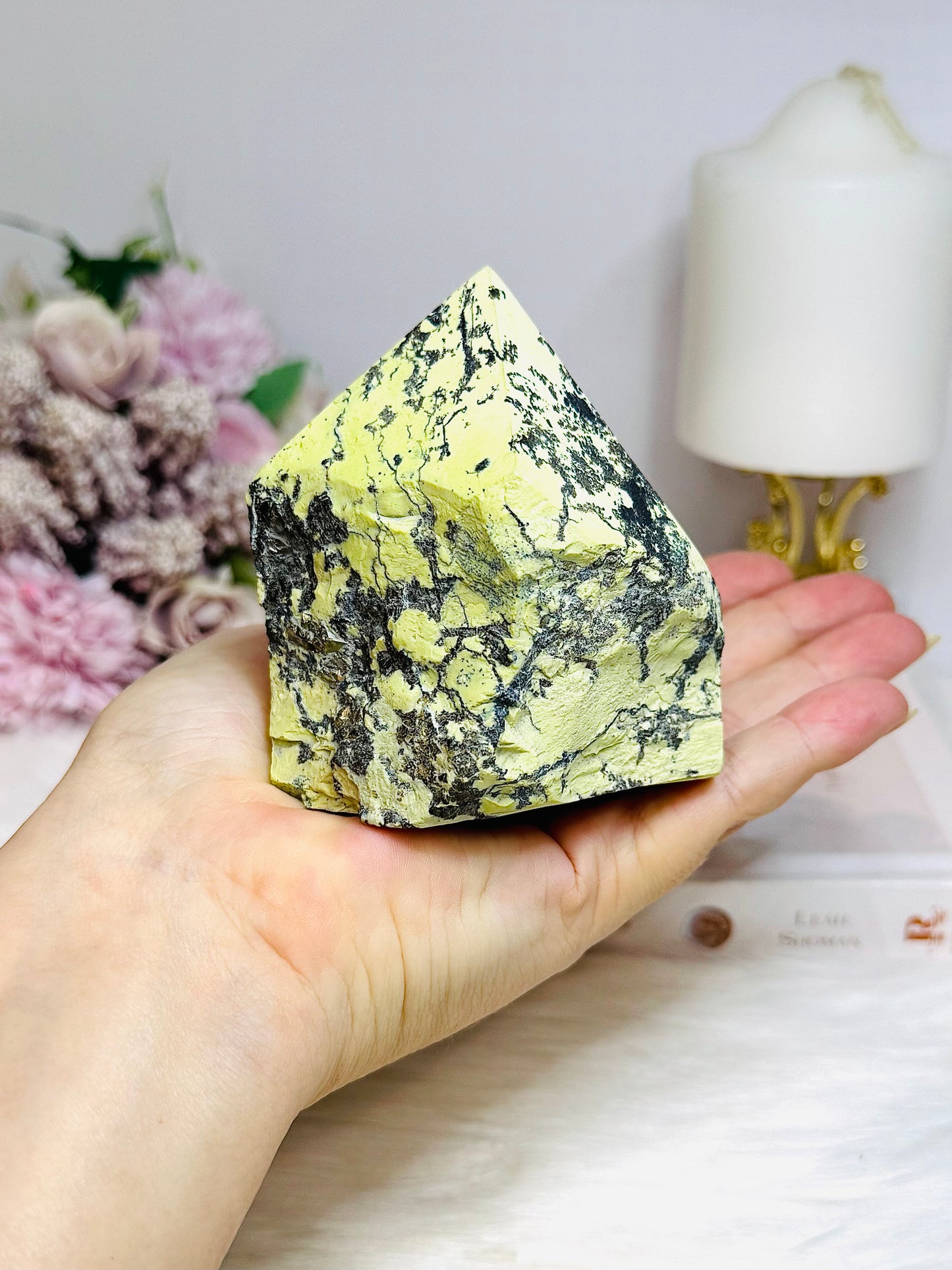 Large Serpentine Polished Point Freeform 481g