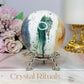 Large Ocean Jasper Sphere on Stand 489g