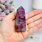 Purple Fluorite Tower 7.5cm