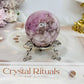 Kunzite Sphere On Stand 202g