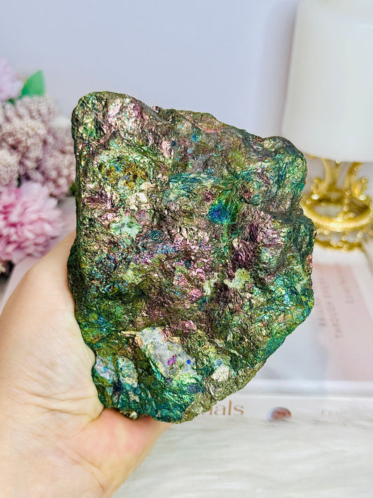 Natural Large Chalcopyrite | Peacock Ore Specimen 937g