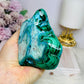 Large Natural Polished Chrysocolla with Malachite Specimen 9cm 518g