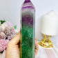 Watermelon Fluorite Chunky Tower 17cm