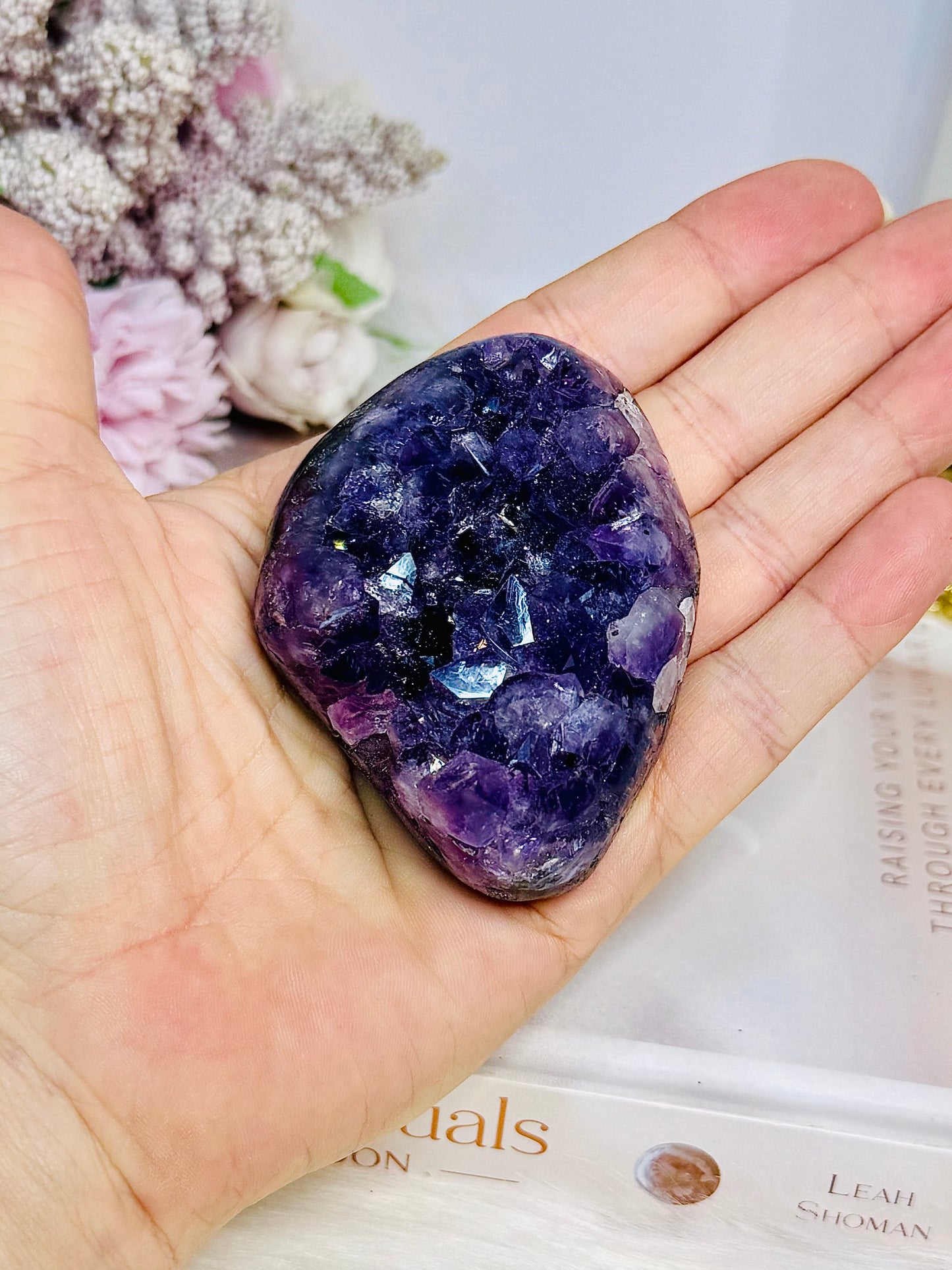 High Grade Amethyst Cluster Freeform 7cm