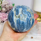 Rare Natural Large Blue Coral Fossil Sphere 732g