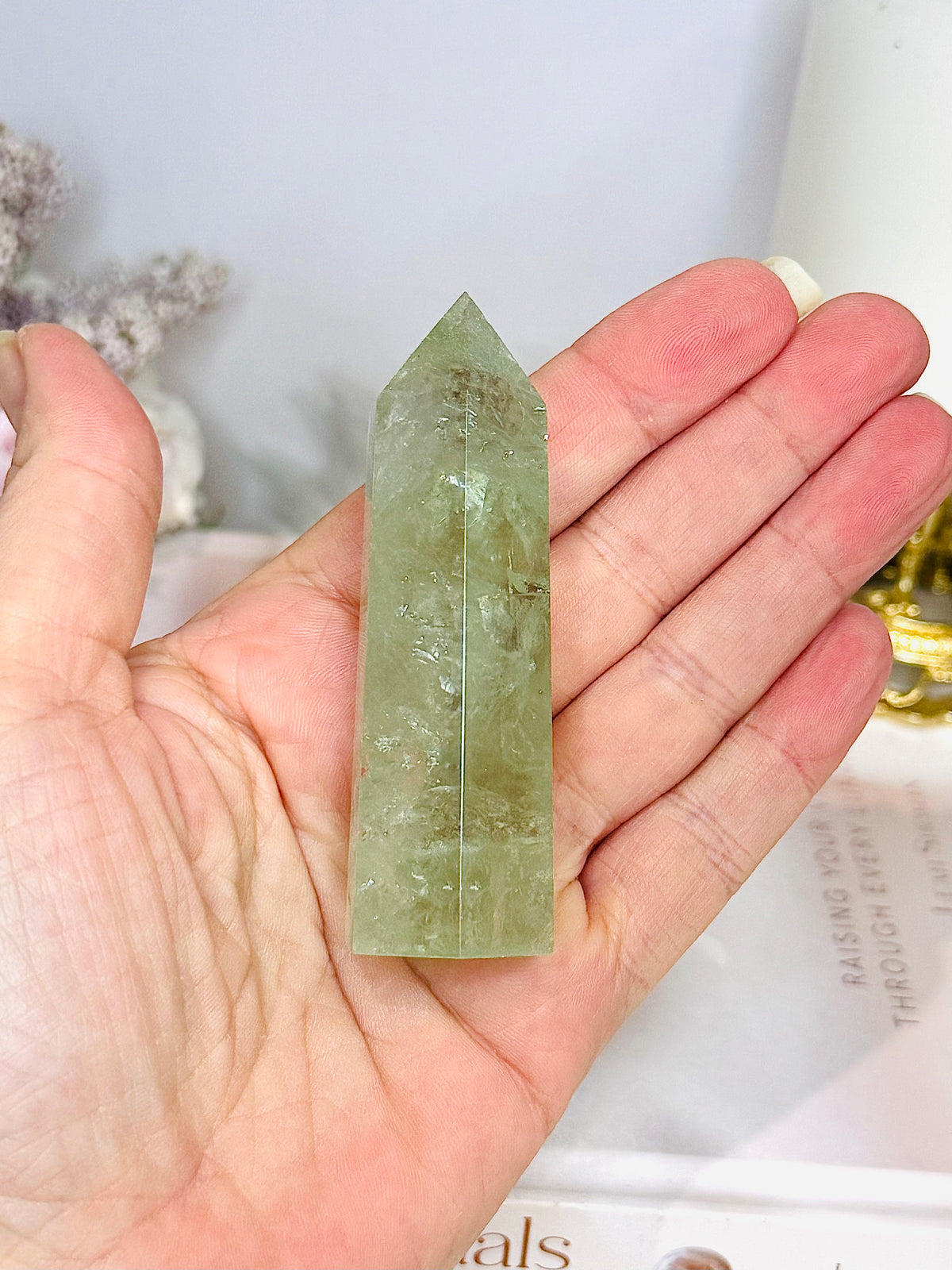 Green Amethyst | Prasiolite Tower 7.5cm