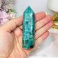 Green Smokey Amazonite Tower 9cm