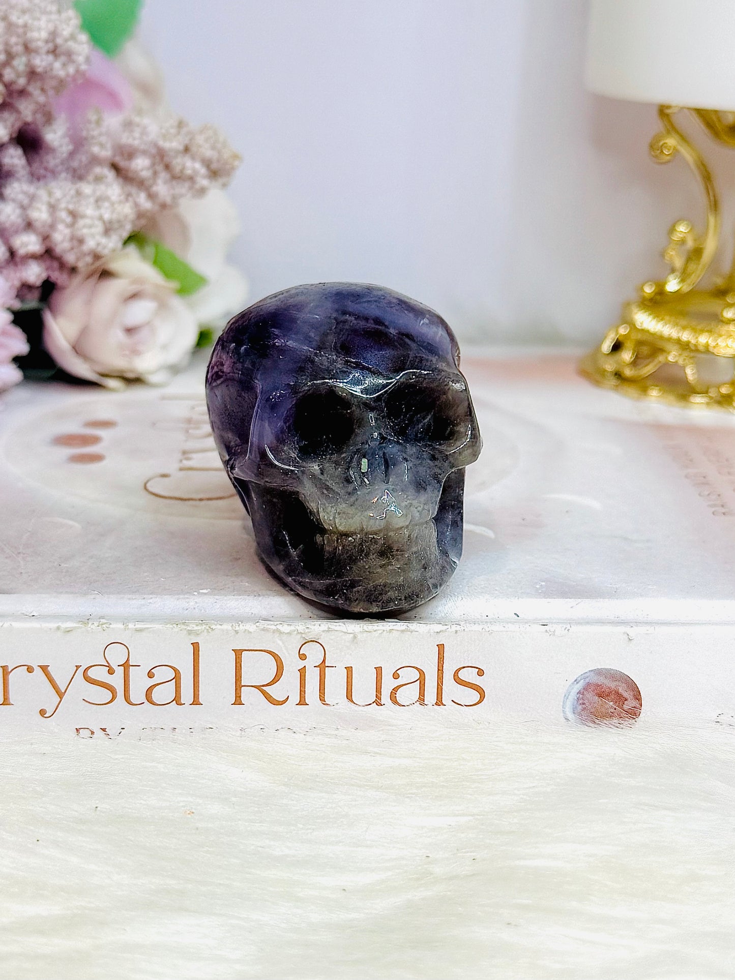 Amethyst Carved Skull 6cm