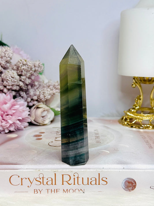 Rainbow Fluorite Tower 10cm