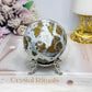 Large Brecciated Jasper Sphere on Stand 388g