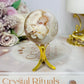 Druzy Flower Agate Sphere on Stand 136g