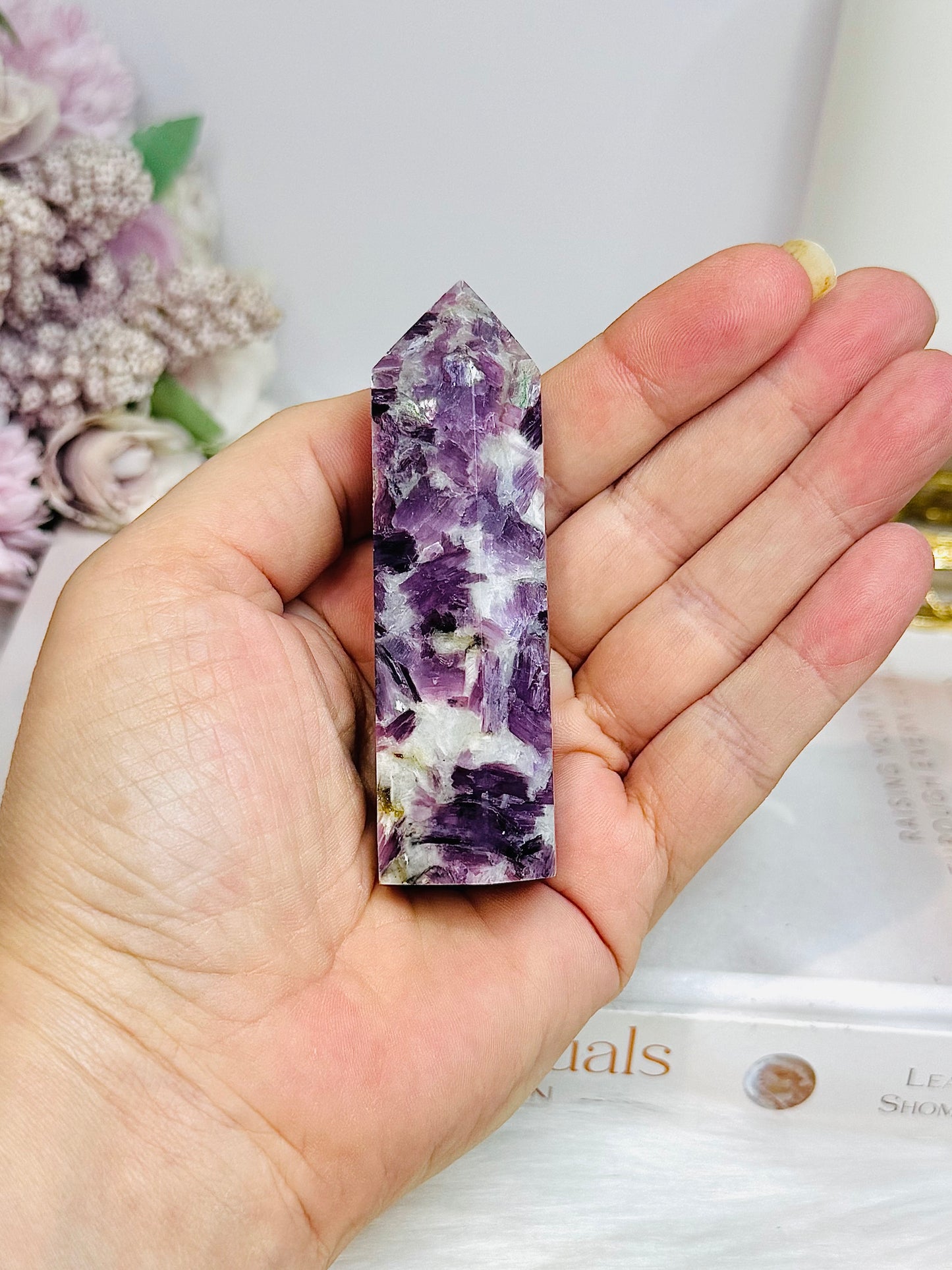 Lepidolite | Purple Mica Tower 8cm