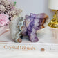 Amethyst X Mexican Lace Agate Elephant 11cm