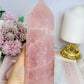 Large Rose Quartz Chunky Tower 711g 17cm ~ Discounted as slight chip on tip
