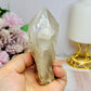 Natural Smokey Quartz Point with Rainbows