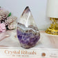 Chevron Amethysy Freeform 11cm 360g