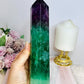 Large Watermelon Fluorite Chunky Tower 22cm 904g