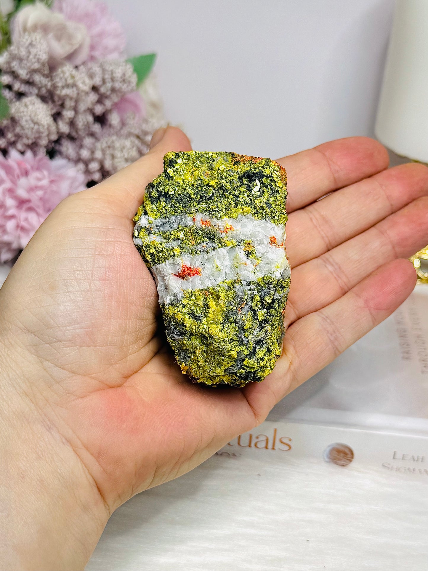 Natural Orpiment | Realgar Specimen (Arsenic Sulphide) 7.5cm 204g
