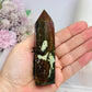 Petrified Wood Polished Tower 11cm