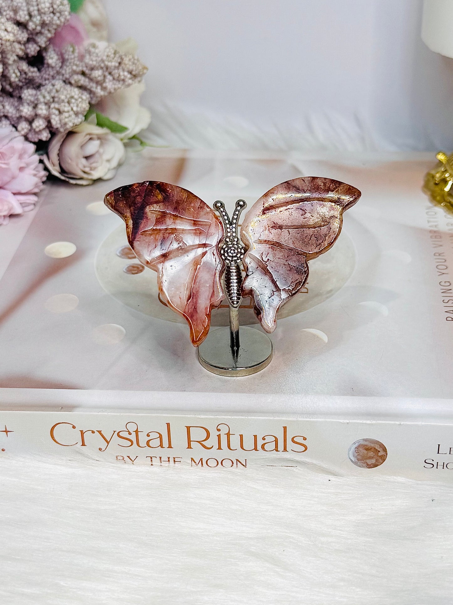 Fire Quartz Butterfly 6cm