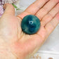 Rare Blue Fluorite Sphere with Rainbows on Stand 4cm