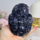 Large Amethyst Filled Resin Owl 10cm 621g