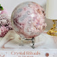 The Pink Amethyst QUEEN ~ Divine Large 10.5cm 1.2KG Druzy Pink Amethyst Sphere on Stand with Stunning Crystallisation