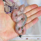 Rhodonite Carved Snake 11cm