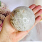 Stunning Large Natural Druzy Pink Amethyst Sphere On Stand 601grams