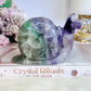 Fluorite Carved Large Snail 11cm 449grams