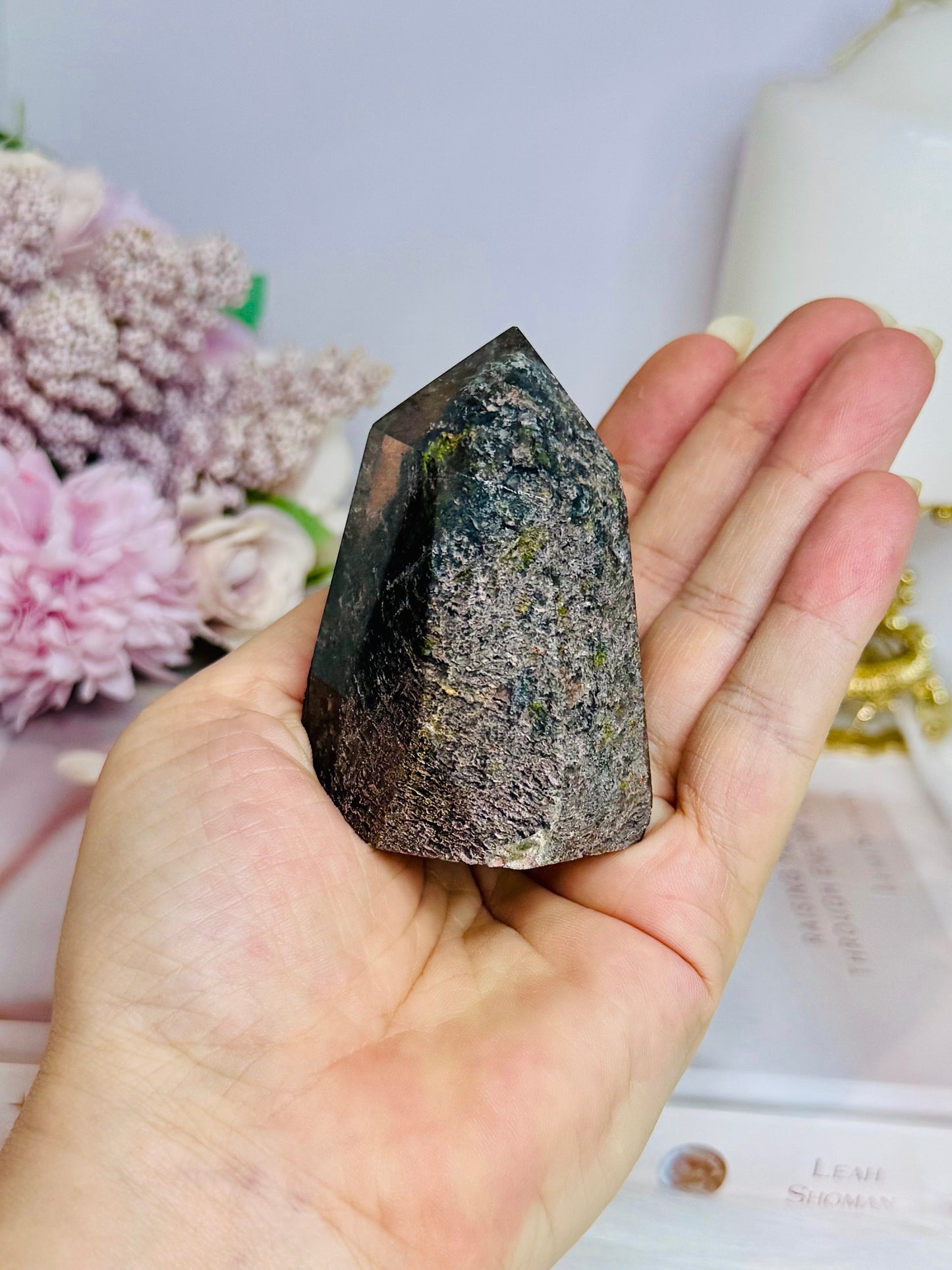 Chunky Lodolite | Garden Quartz Tower 7cm