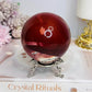 Large Mookaite Jasper Sphere on Stand 515g