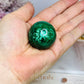 Natural Malachite From Congo Sphere on Stand 92g