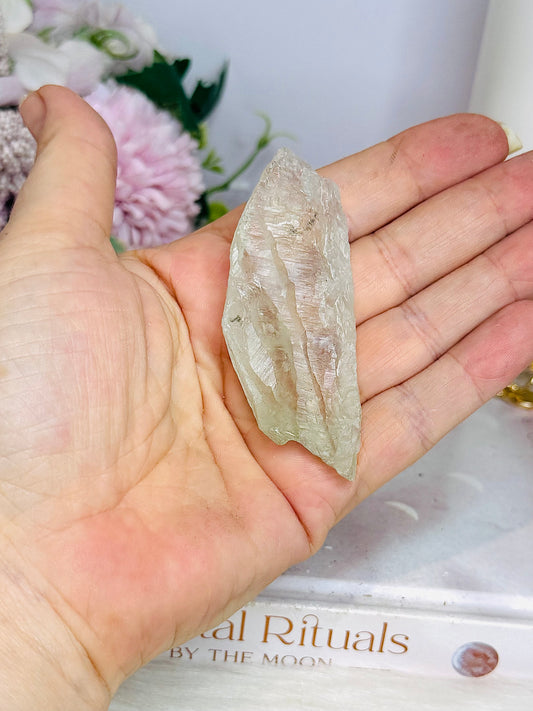 Natural Prasiolite | Green Amethyst Specimen 7cm