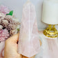 Large Chunky 13cm Rose Quartz Obelisk | Tower 367grams