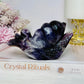 Chunky Large Chevron Amethyst Snail 11.5cm 321g