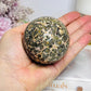 Leopard Skin Jasper Sphere on Stand 295g